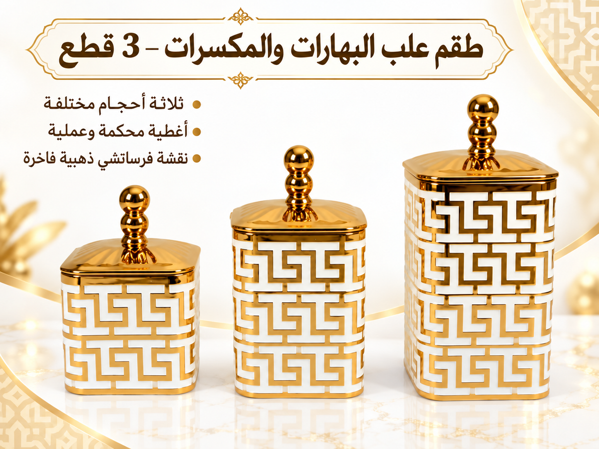 علب بهارات او مكسرات -CNS