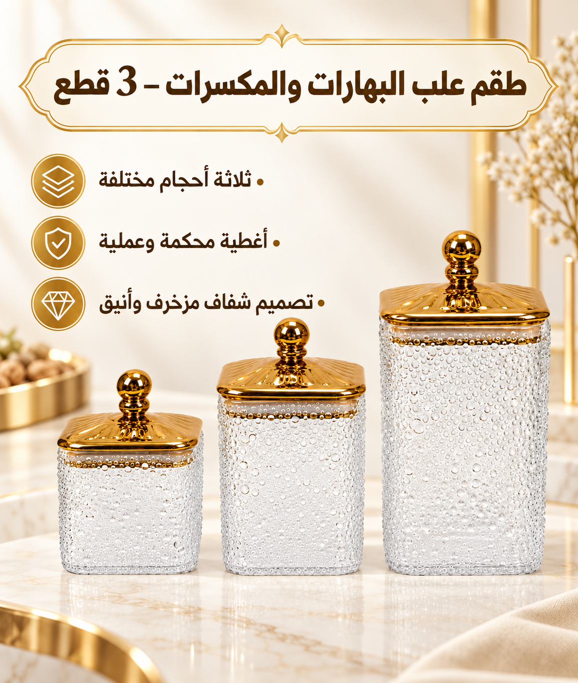 علب بهارات او مكسرات -CNS