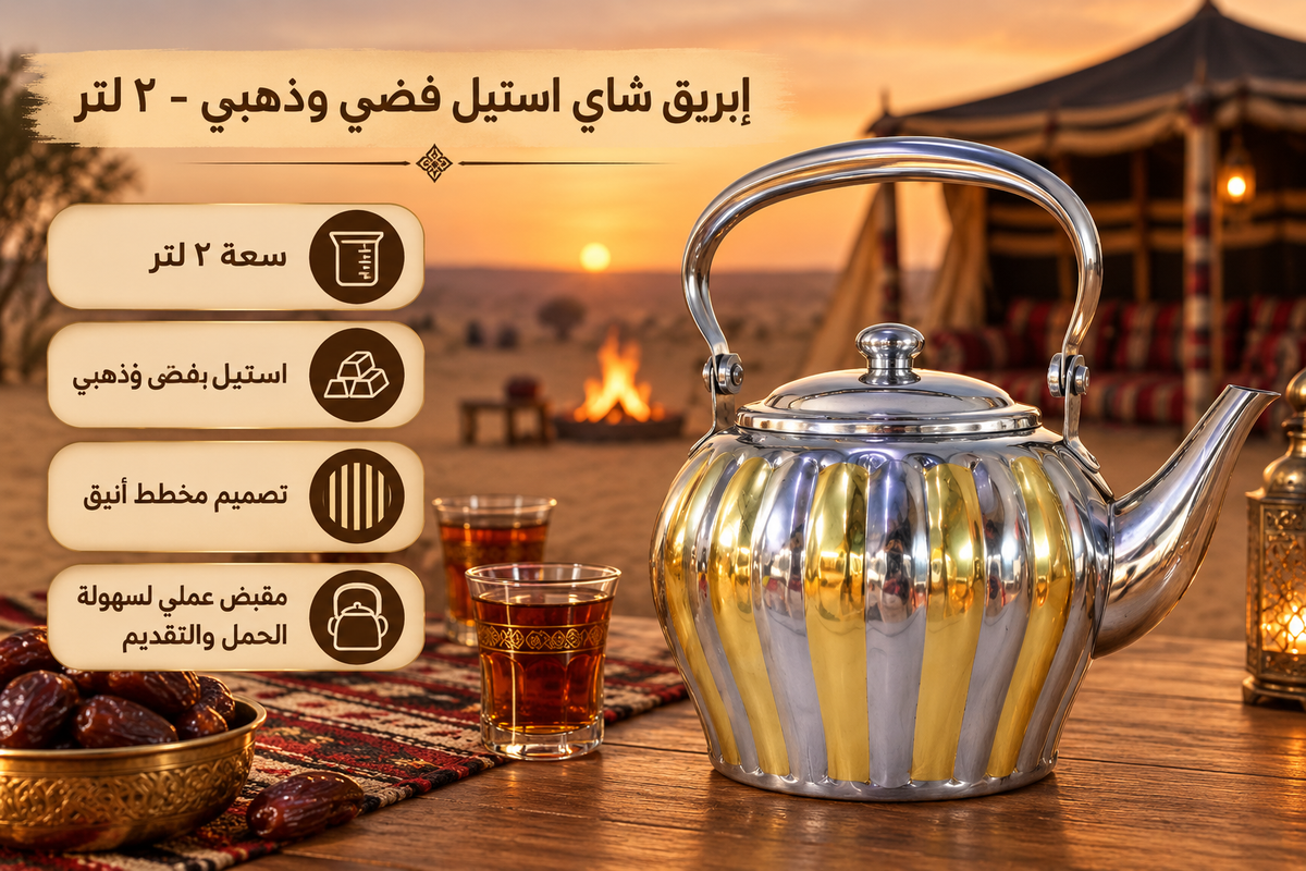 SILVER pitcher - Golden pitcher - اباريق استيل