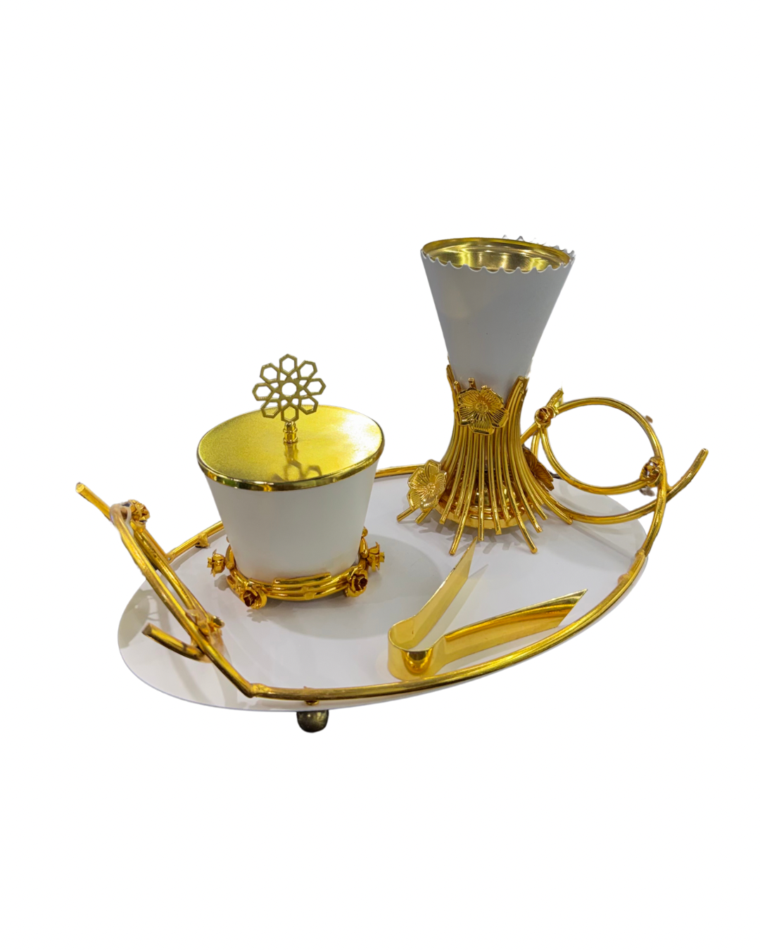 طقم مبخر ذهبي