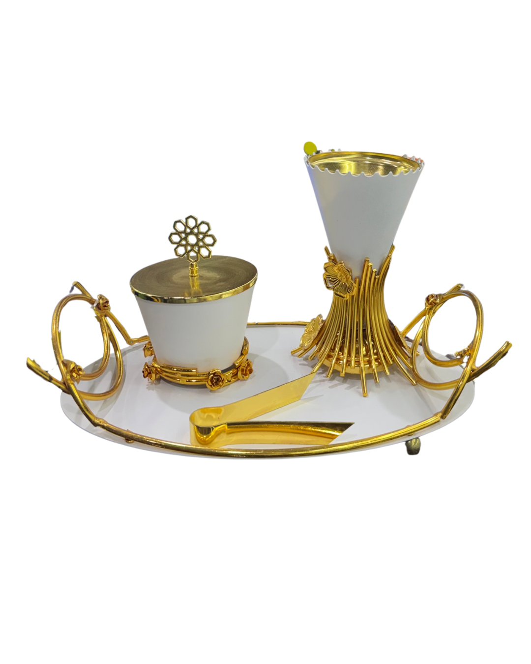 طقم مبخر ذهبي