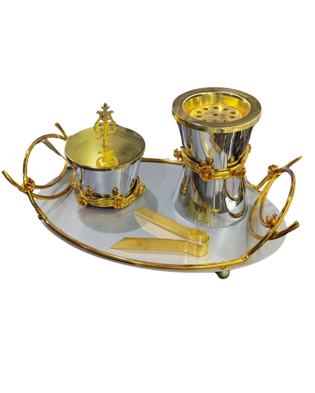 طقم مبخر ذهبي